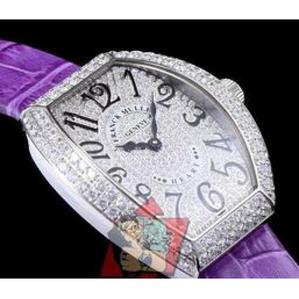海外セレブ愛用 2026春夏 フランクミュラー FRANCK MULLER 多色選択可 ダイヤベゼル 腕時計