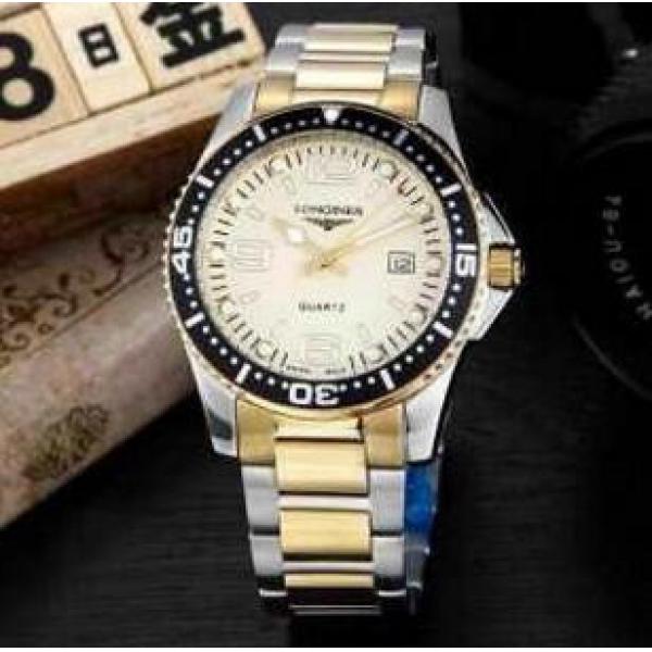 高品質 LONGINES ロンジン 視認性が高い男性用腕時計 3針クロノグラフ 日付表示 8色可選.