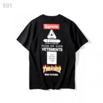  Supreme スタイルアップ効果 お得100%新品2026最新入荷半袖Tシャツ 3色可選