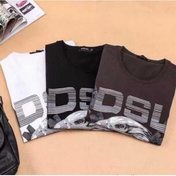 3色可選 2026 ディーゼル DIESEL お買い得本物保証 半袖Tシャツ