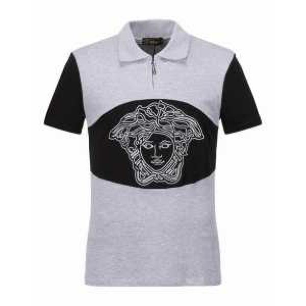 半袖Tシャツ 2色可選 2026 抜群な存在感 ヴェルサーチ VERSACE