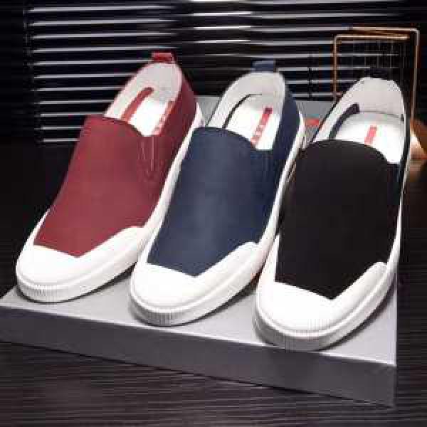 HOT得価 3色可選 プラダ PRADA 2026春夏 カジュアルシューズ