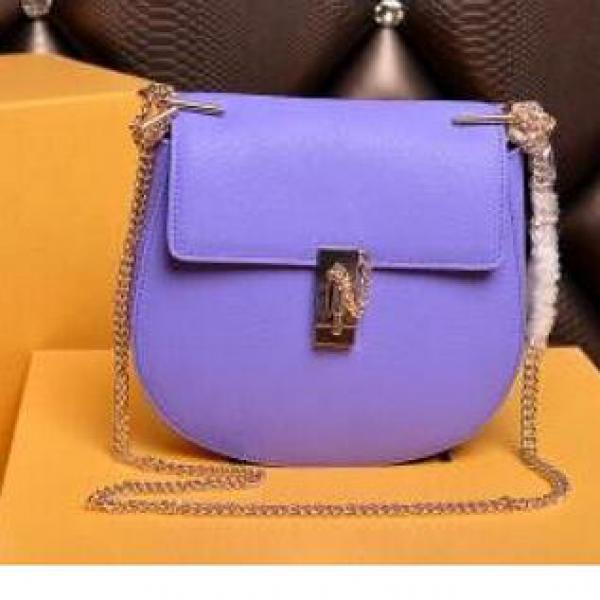 大人気　CHLOE クロエ ショルダーバッグ 人気 レザー　パープル使いやすいモデル