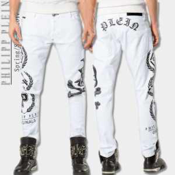 ィリッププレイン PHILIPP PLEIN 人気新品★超特価★ 2026春夏 ジーンズ WHITE