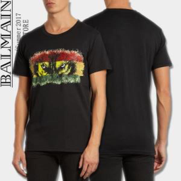 半袖Tシャツ 2色可選 BALMAIN バルマン 人気定番爆買い ドライ 2026春夏