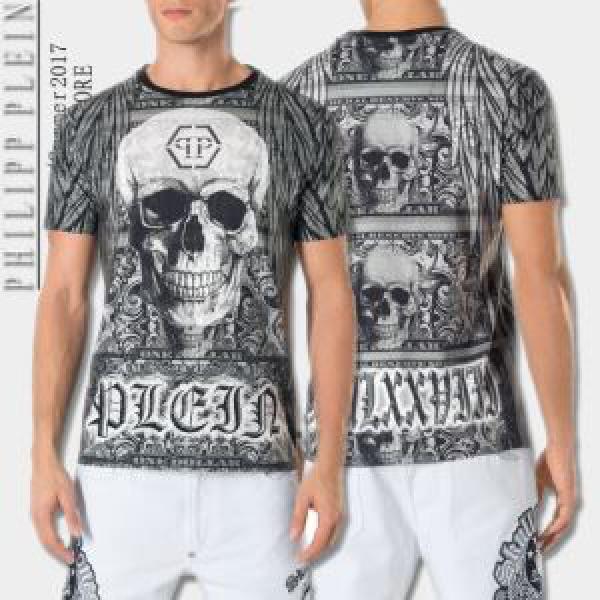 半袖Tシャツ 人気新品★超特価★ カジュアル PHILIPP PLEIN フィリッププレイン 2026春夏
