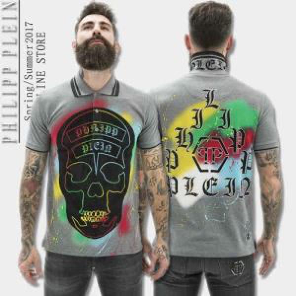 ◆モデル愛用◆  半袖Tシャツ 最安値！ 3色可選 2026春夏 PHILIPP PLEIN フィリッププレイン