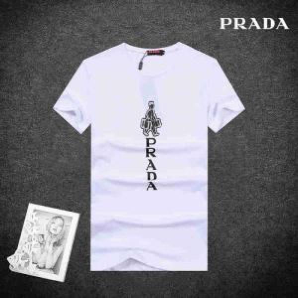 PRADA プラダ 2026 流行に関係なく 3色可選 半袖Tシャツ 個性的なデザ