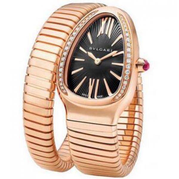 美品ブルガリ BVLGARI ダイヤベゼル SS SP35C6SDS.2T セルペンティ実用性の高い腕時計