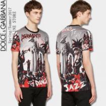 【新型タイプ入荷】半袖Tシャツ Dolce&Gabbana ドルチェ＆ガッバーナ...
