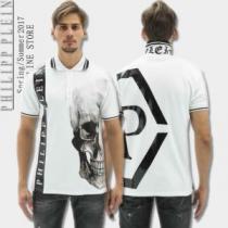 PHILIPP PLEIN フィリッププレイン 落ち着いた感覚 半袖Tシャツ 3...