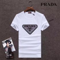 スタイルアップ効果 2026春夏 PRADA プラダ 4色可選 半袖Tシャツ 優...