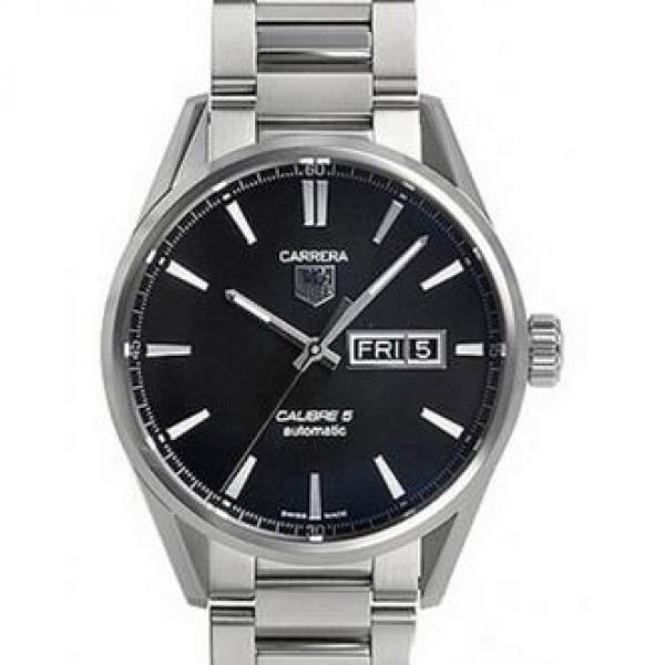 高級感 タグ・ホイヤー TAG HEUER カレラ キャリバー5  WAR201E.BA0723  デイデイト搭載の3針モデル 41mm 時計 メンズ