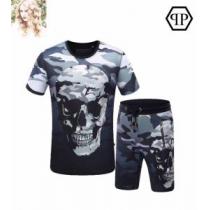 フィリッププレイン驚きの破格値2026 PHILIPP PLEIN 半袖上下セッ...
