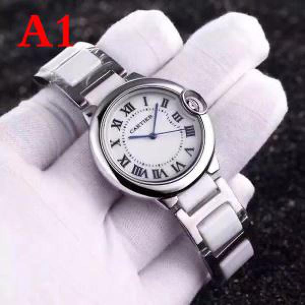 超激得100%新品 HOT2026 CARTIER カルティエ 女性用腕時計 輸入クオーツムーブメント 3色選択可