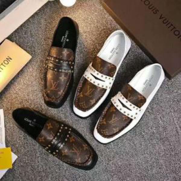 2色可選 ビジネスシューズ 2026秋冬 靴の滑り止め ルイ ヴィトン LOUIS VUITTON 超人気美品◆