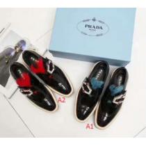 新作入荷100%新品2026 プラダ PRADA カジュアルシューズ厚底 2色選...