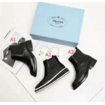 ショートブーツ  HOT2026 3色可選人気ブランド  プラダ PRADA