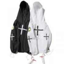 17ss シンプルなデザイン 個性的なデザ 男女兼用 Off-White オフホ...