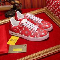 2026秋冬 リゾートスタイル Louis Vuitton x Supreme スニーカー ◆モデル愛用◆