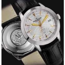 大活躍　JAEGER-LECOULTRE ジャガールクルト サファイヤクリスタル風防  長年愛用している男女兼用腕時計 ブランド 高級 9色可選