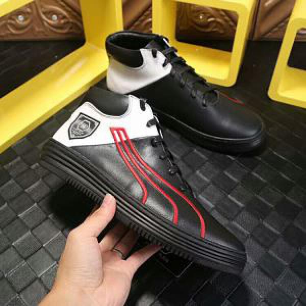 入手困難！フィリッププレイン2色可選 2026秋冬季超人気 ハイトップシューズ PHILIPP PLEIN