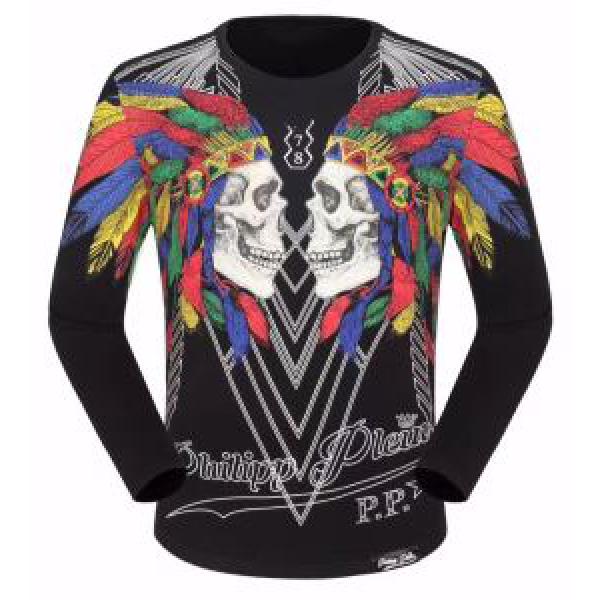 主役になる存在感 2026秋冬 2色可選 長袖Tシャツ フィリッププレイン PHILIPP PLEIN