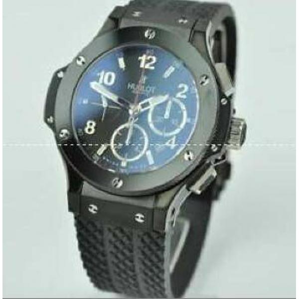 品質の高さ HUBLOT ウブロ 6針 セラミック ラバー　ビッグバン 301.SX.130.RX 　自動巻きメンズ腕時計