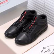 主役になる存在感 2026秋冬季超人気プラダ PRADA ハイトップシューズ