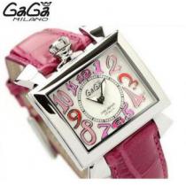 アラビア数字　ガガミラノ GaGa MILANO ナポレオーネ40MM  6031.2　腕時計　角形クオーツモデル
