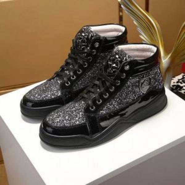 超目玉 フィリッププレイン PHILIPP PLEIN ハイトップシューズ2026秋冬季超人気