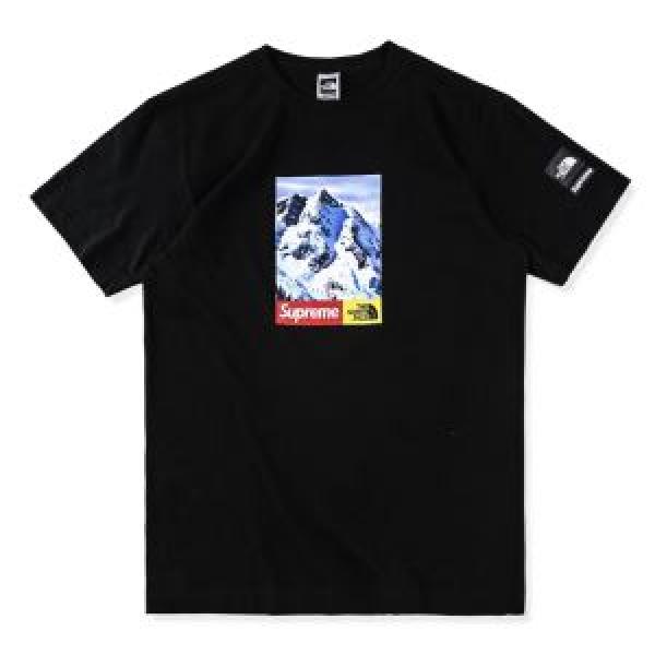 Supreme TNF Crewneck Sweatshirt 人気新品★超特価★2026新款自然な肌触り 3色可選 半袖Tシャツ