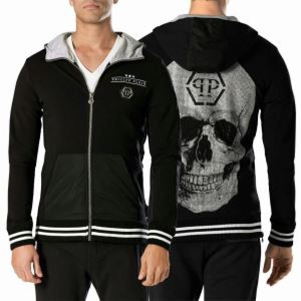 PHILIPP PLEIN スタイリッシュな印象プリントパーカ2026年モデル入荷 フィリッププレイン