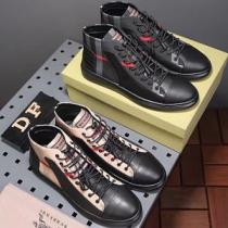 2026秋冬季超人気 BURBERRY 2色可選【人気ブログ掲載】ハイトップシューズ