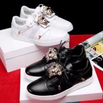 先行販売 ヴェルサーチ VERSACE 2色可選 品質保証2026フラットシュー...