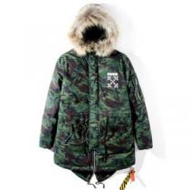 スタイリッシュな印象オフホワイト OFF-WHITE ダウンジャケット 2026...