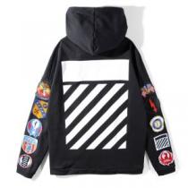OFF-WHITE フード付きコート2色可選2026年モデル入荷最旬アイテム オ...