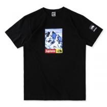 Supreme TNF Crewneck Sweatshirt 人気新品★超特価★2026新款自然な肌触り 3色可選 半袖Tシャツ