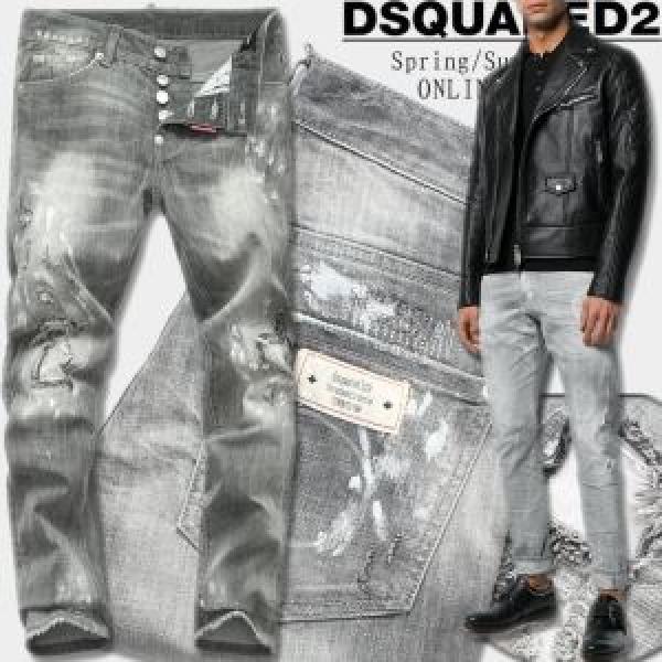 定番ボトム 2026秋冬 海外セレブ定番愛用 ディースクエアード DSQUARED2 ジーンズ