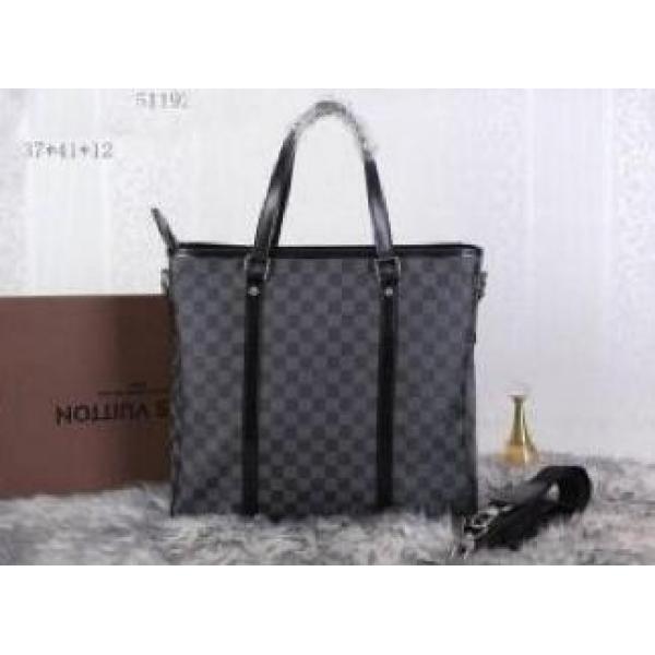 上品なルイ ヴィトンバッグメンズハンドバッグ LOUIS VUITTON ビジネスバッグショルダー掛けダミエ柄