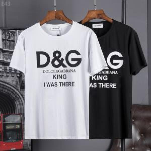 2026春夏新作 クールビズ 半袖Tシャツ 2色可選 上品上質 ドルチェ＆ガッバーナ Dolce&Gabbana