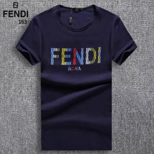 柔らかい手触り 2026春夏新作 半袖Tシャツ フェンディ FENDI 3色可選 おすすめ/オススメ
