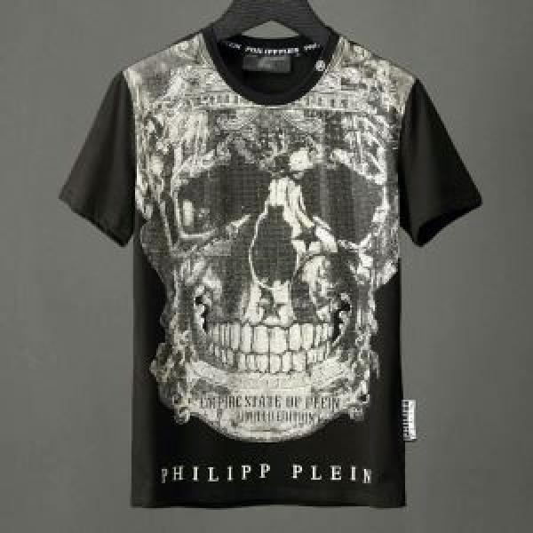 2026春夏新作 激安大特価爆買い 半袖Tシャツ 2色可選 フィリッププレイン PHILIPP PLEIN 細身のシルエット
