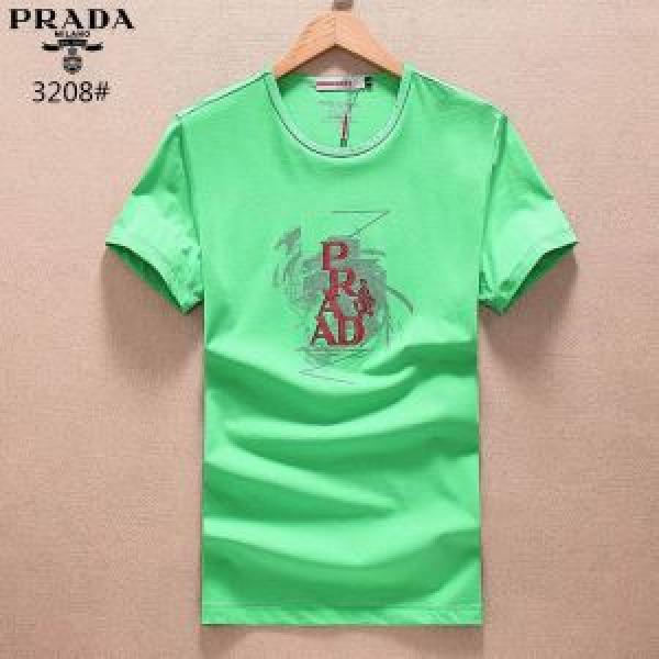 肌に馴染みやすい 3色可選 2026春夏新作 プラダ PRADA 半袖Tシャツ 数量限定低価