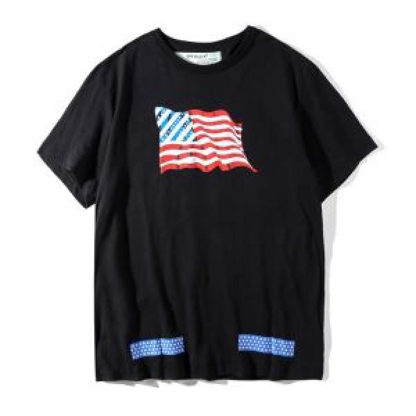 2026春夏新作2色可選 Off-White オフホワイト Tシャツ/半袖首胸ロゴ