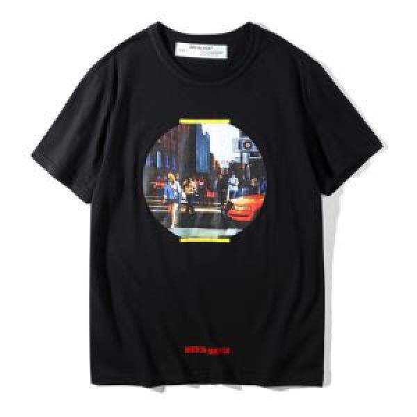 オフホワイト 大人っぼい 2色可選Tシャツ/半袖2026春夏新作 Off-White