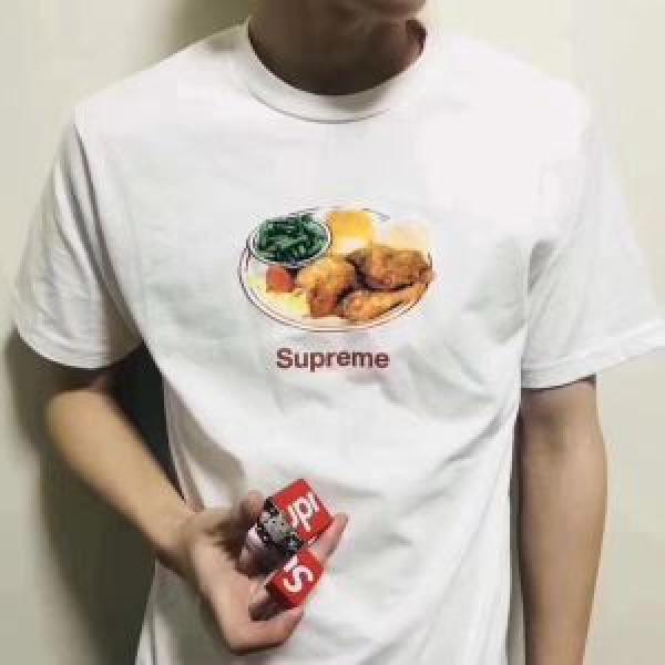 しわになりにくい 半袖Tシャツ 2026春夏新作 2色可選 シュプリーム SUPREME オリジナル