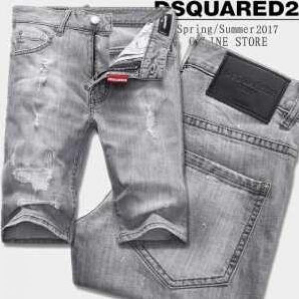 HOT品質保証  ディスクエアードデニムパンツ DSQUARED2 メンズ ダメージジーンズショートパンツ