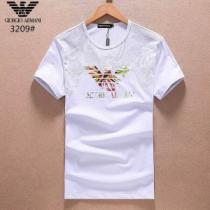 通気性に優れた アルマーニ ARMANI 2026春夏新作 半袖Tシャツ 上質 ...