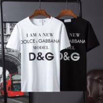 先行販売 2026春夏新作 半袖Tシャツ 2色可選 吸汗性に優れ ドルチェ＆ガッ...